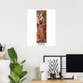 マグダレネのマリア。Carlo Crivelli ポスター (ホームオフィス)