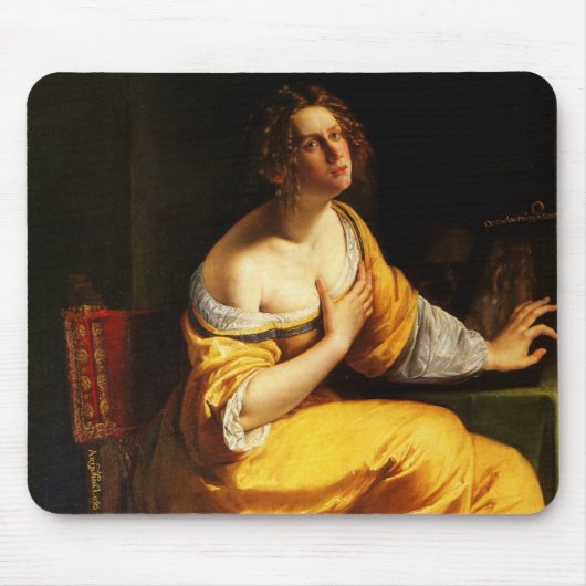 マグダレンの変換 – Artemisa Gentileschi マウスパッド (正面)