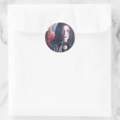 マグダレン及びザクロ白黒レッド ラウンドシール (バッグ)