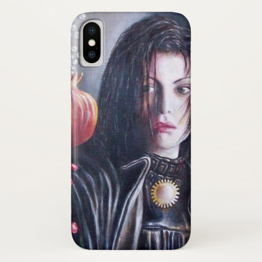 マグダレン及びザクロ白黒レッド Case-Mate iPhoneケース (裏面)