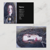 マグダレン白黒茶色 名刺 (正面/裏面)