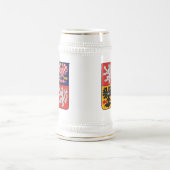 マグチェコスロバキア共和国の紋章付き外衣 ビールジョッキ (中央)