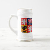 マグチェコスロバキア共和国の紋章付き外衣 ビールジョッキ (左)