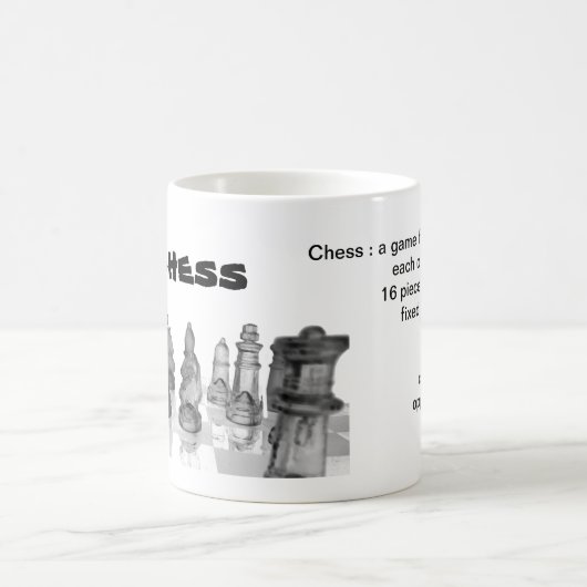 マグチェスの定義 コーヒーマグカップ (中央)