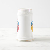 マグチュニジアの紋章付き外衣 ビールジョッキ (中央)