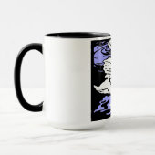 マグッビクトリアングの上の白鳥の木 マグカップ (左)