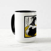 マグッビクトリアングの木の切りヤギ マグカップ (正面左)