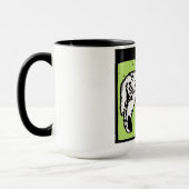 マグッビクトリアングの木版画 マグカップ (左)