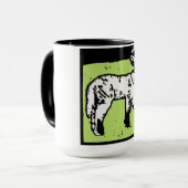 マグッビクトリアングの木版画 マグカップ (正面左)