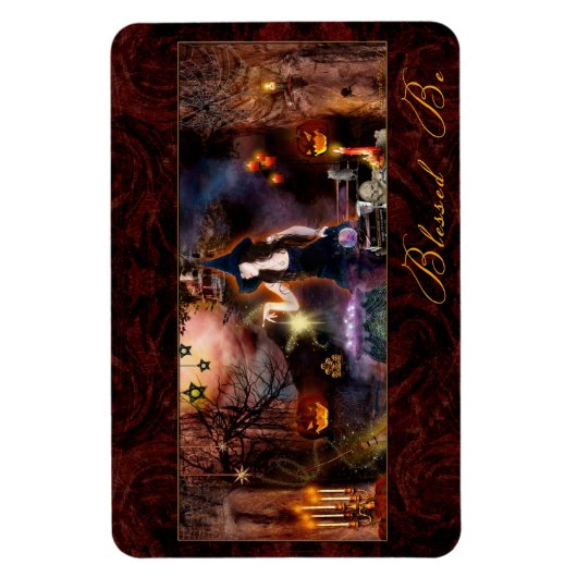 マグッ賛美クル魔女フレキシ磁石 マグネット (縦)