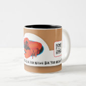 マグテンプレートロブスター ツートーンマグカップ (正面右)