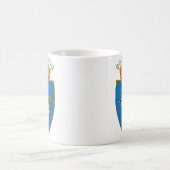 マグトゥーリン(トリノ)の紋章付き外衣 コーヒーマグカップ (中央)