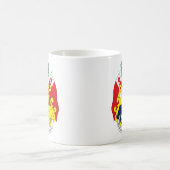 マグトンガの紋章付き外衣 コーヒーマグカップ (中央)