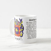 マグドミンガス家族の紋章付き外衣 コーヒーマグカップ (正面左)