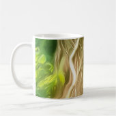 マグドリームライトグリーンツリー コーヒーマグカップ (左)