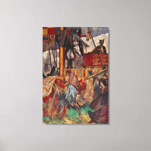 マグナカルタの署名， 1215 キャンバスプリント (正面)