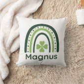 マグナスクローバーボホーレインボー クッション (ブランケット)