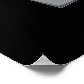マグナット面白いマグネット駄洒落 ダークBG ポスター (角)