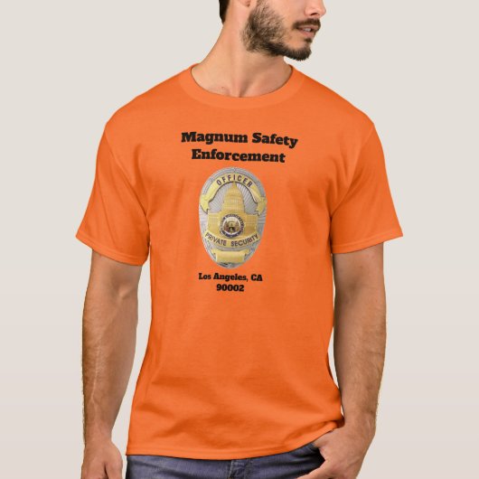 マグナム安全対策 Tシャツ (正面)