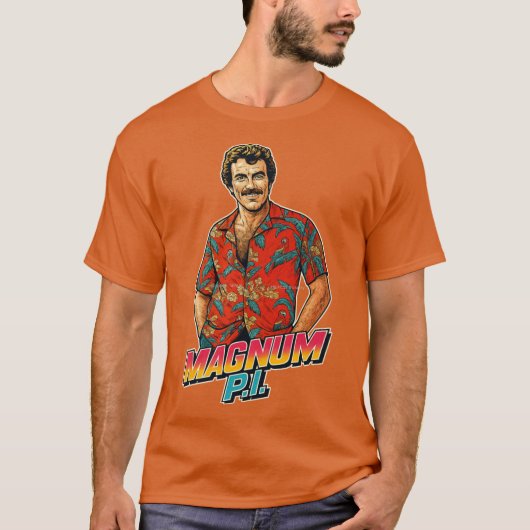 マグナムPIの友達 Tシャツ (正面)