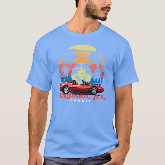 マグナムPI レトロ Tシャツ (正面)