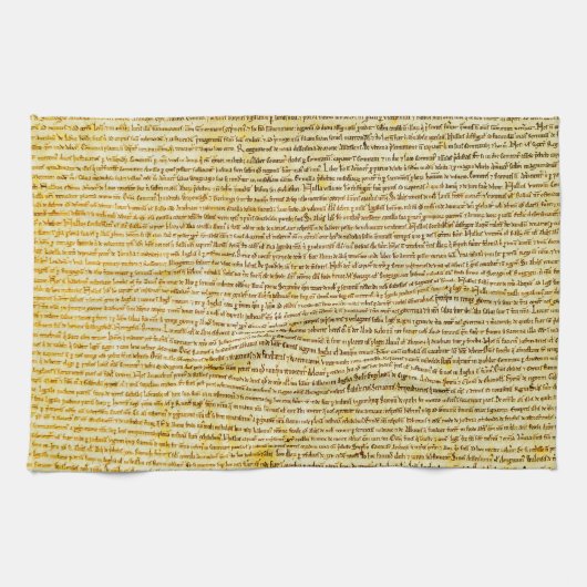 マグナCartaの文字 キッチンタオル (横)