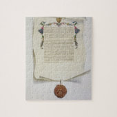 マグナCartaの最初publisの版を摸写して下さい ジグソーパズル (縦)