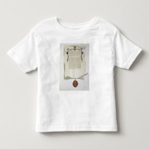 マグナCartaの最初publisの版を摸写して下さい トドラーTシャツ