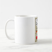マグナcartaの細字印刷王の鎖 コーヒーマグカップ (左)