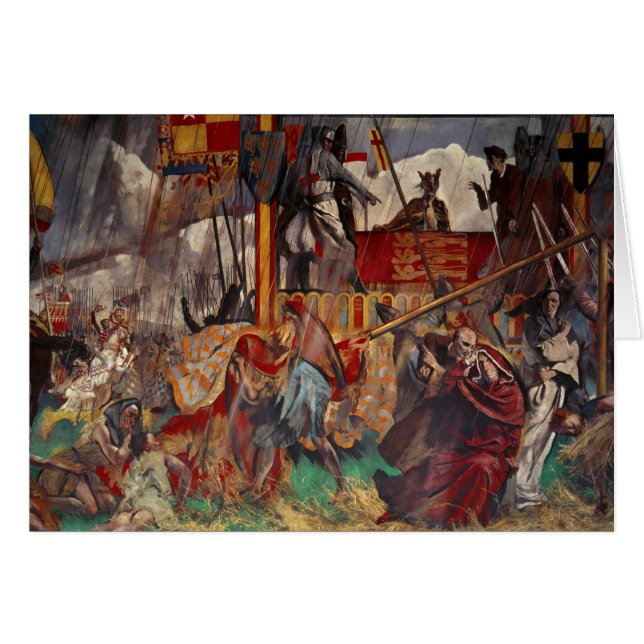 マグナCartaの署名、1215年 (正面横)