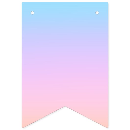 マグニフィセントパステルレインボー結婚ズ バンティングフラッグ (第2の旗)