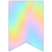 マグニフィセントパステルレインボー結婚ズ バンティングフラッグ (第1の旗)