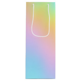 マグニフィセントパステルレインボー結婚ズ ワインギフトバッグ