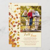 マグニフィセント秋フォト招待状 招待状 (正面/裏面)