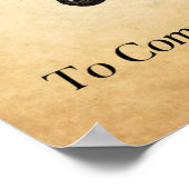 マグニフィックスラグビー – ヴィンテージラグビープリント ポスター (角)