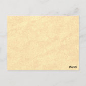 マグニフィックヴァージンメアリー賛美歌 ポストカード (裏面)