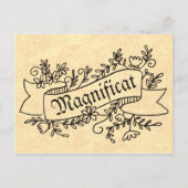 マグニフィックヴァージンメアリー賛美歌 ポストカード (正面)