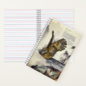 マグニフィッ絵を描ト・ハンド・ブレキストン・フィッシュフクロウ ノートブック (内側)