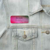 マグニフィモダンクトパープルグリッター 名札 (インサイチュ)