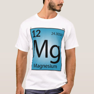 マグネシウムの (Mg)要素のTシャツ-前部だけ Tシャツ