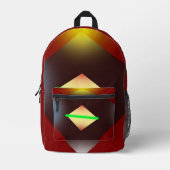 マグネシウム プリントバックパック (正面)