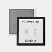 マグネットおもしろいオン光スイッチ マグネット (正面/裏面)