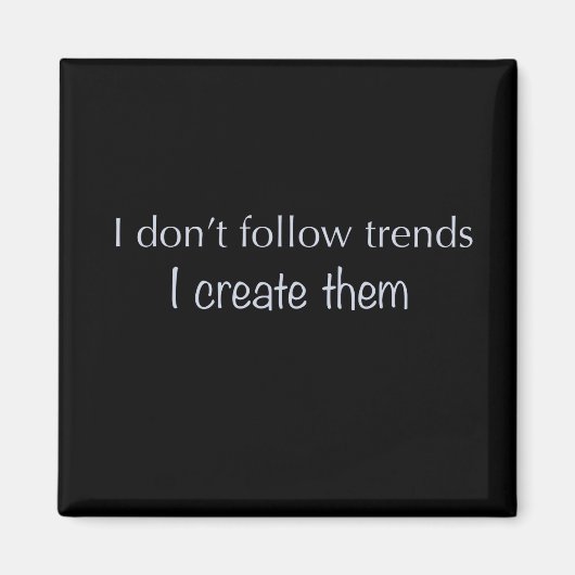 マグネットのトレンド後を追を表示しない マグネット (正面)