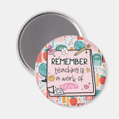 マグネットの先生 マグネット (正面/裏面)