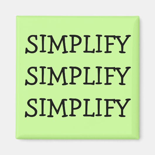 マグネットの簡素化 マグネット (正面)