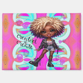 マグネットを作成するために作成されたAfropunk マグネット