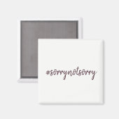 マグネットを申し訳なく思う マグネット (正面/裏面)