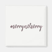 マグネットを申し訳なく思う マグネット (正面)