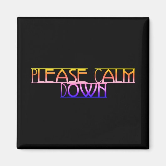 マグネットを落ち着けて マグネット (正面)