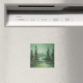 マグネットアン絵画ヘイズの緑の森 マグネット (インサイチュ (食洗機))